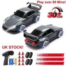 1:24 4WD RC Drift Car Porsche 2.4G Remote Control Racing Car Toy LED for Kids