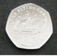 2025 Harry Potter The Flying Car BU 50p Fifty Pence Coin Brilliant Uncirculated - Available on eBay