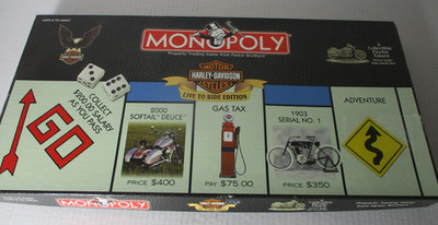 Harley Davidson Monopoly Live to Ride 2000 Collectors Edition New USAOPOLY