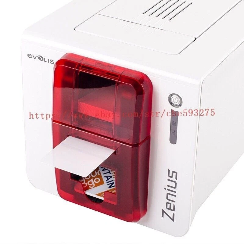 Evolis Zenius Direct-to-card ID Card Printer Single Sided USB Ethernet 300DPI - Image 4 of 4