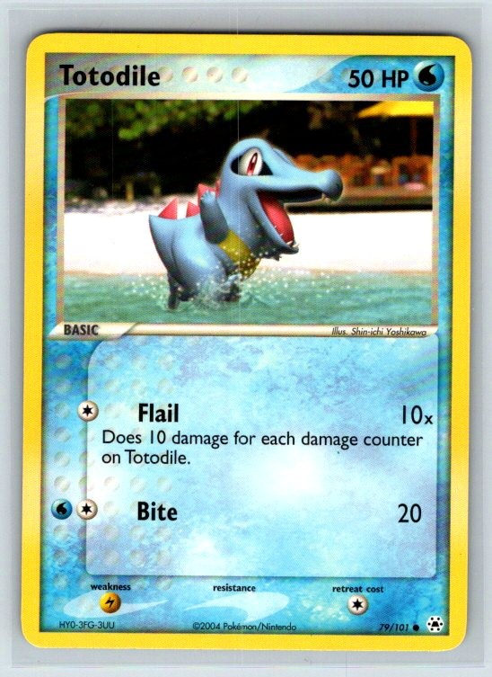 Totodile 79/101 Hidden Legends NM