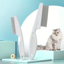 Flohkamm Haustier L&auml;use K&auml;mme Hunde Katze Pflege klein und gro&szlig;