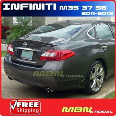 For 2011-2013 M56 M35h Rear Trunk Deck Spoiler Painted Coated KH3 BLACK OBSIDIAN