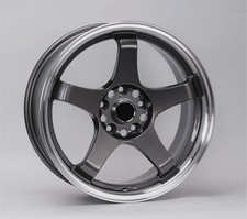 18 X 8.5 Inch Gunmetal Machine Lip Wheel Rim 5x114.3 Wheel Et 25 Cb 73.1 18 X 8.5 Inch Gunmetal Machine Lip Wheel Rim 5x114.3 Wheel Et 25 Cb 73.1