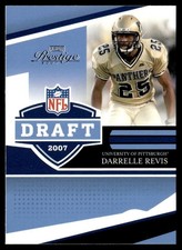 2007 Playoff Prestige NFL Draft Darrelle Revis Rookie New York Jets #NFLD-36