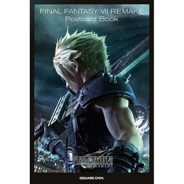 FINAL FANTASY VII REMAKE Post Card Book Game Art Illustration SQUARE ENIX Ja FS