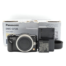 MINT Panasonic LUMIX DMC-GF3 Mirrorless Camera - Black Body Only 066