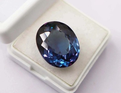 12ct Natural Flawless Russian color Changing Gemstone Oval cut Gemstone Jewelry