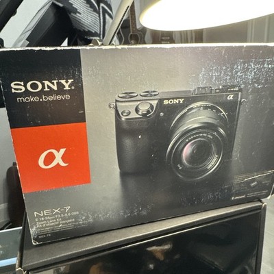 Sony NEX-7 24.3MP Mirrorless Digital Camera 18-55mm Lens LOW SHUTTER COUNT w/box