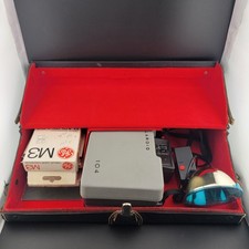 1960 Polaroid Automatic 104 Land Camera w/ Flash, Mounter,Bulbs, Case and Extras