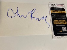 JOHN C. REILLY  signed 4x6 card "THE PERFECT STORM" "BOOGIE NIGHTS   JSA#CL32989