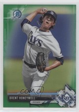 2017 Bowman Chrome Prospects Retail Green Refractor 52/99 Brent Honeywell i0u