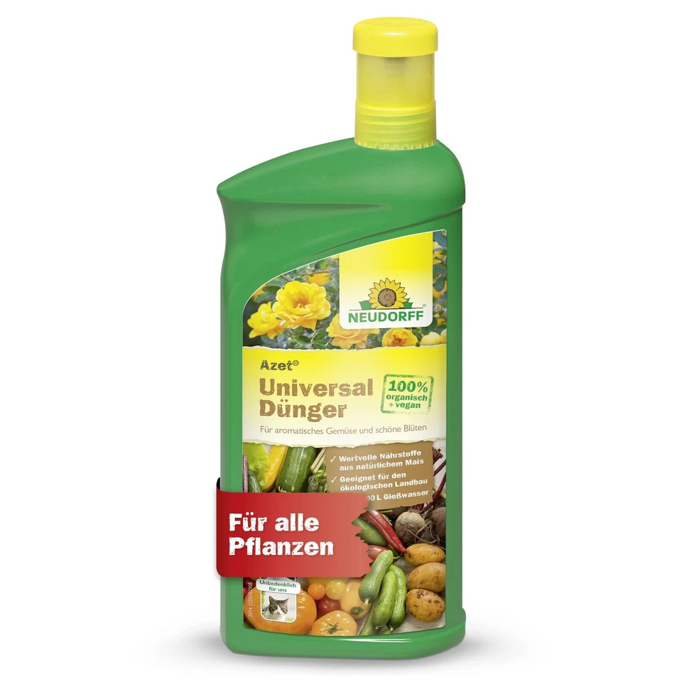 Neudorff Azet UniversalDünger 1 Liter Universal Dünger Blumendünger Flüssig