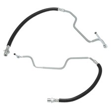 Set of 2 Brake Lines Rear Driver & Passenger Side for Chevy Left Right GMC Pair
