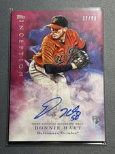 2017 Topps Inception Magenta /99 Donnie Hart #142 Rookie Auto RC