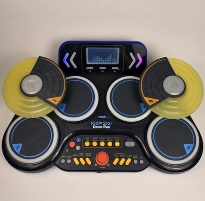 VTech Kidi Star Drum Pad 30 Music Tracks Bluetooth Lights Sounds Instrument READ