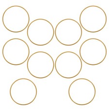 10 Pcs Macrame Rings Metal Floral Hoop Hoops for Wreaths Embroidery