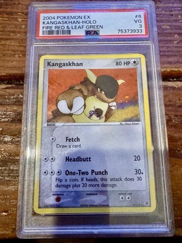 Kangaskhan graded PSA 3 for sale on eBay