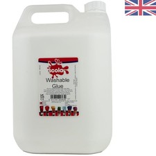 Versatile Crafting Glue for Kids - 5L Washable PVA Solution for Fun Projects