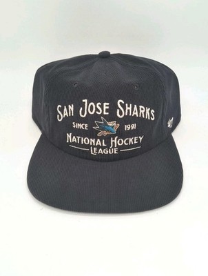San Jose Sharks 47 Brand Corduroy Hat Cap Hockey adjustable snapback new NHL