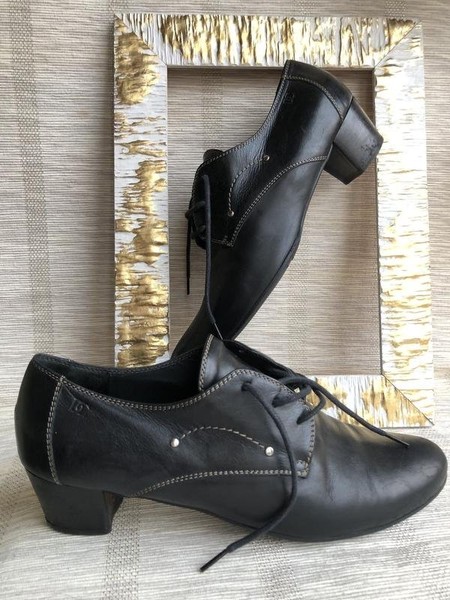 Women Jacob Cohen Heels Black Leather 39.5