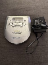 Aiwa Portable CD/AM/FM Player Model XP-R100 Electronic Anti Shock System WORKS