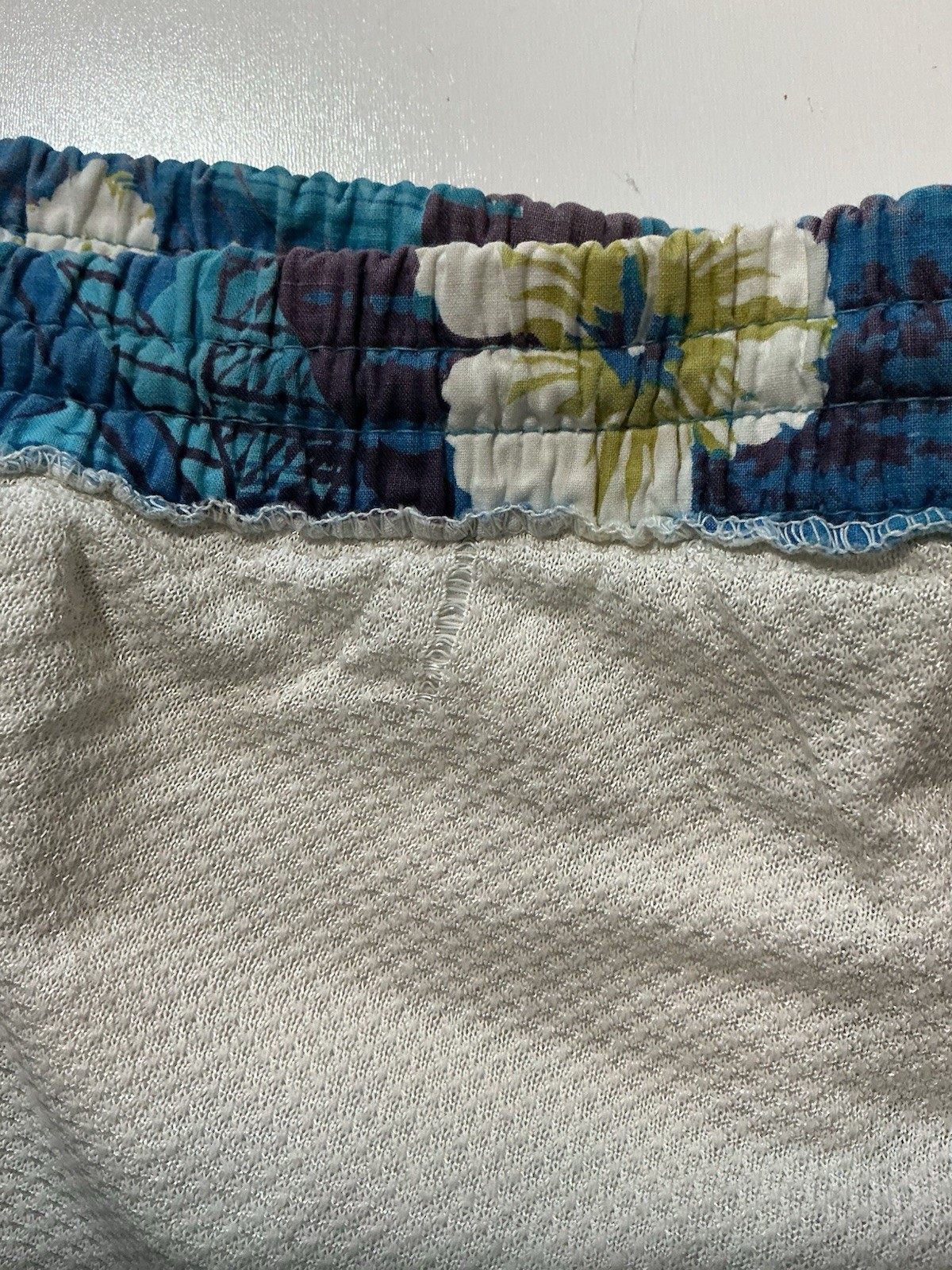 Vintage 50s 60s Made In California Hawaiian Mesh Lined Swim Trunk Surf Shorts 