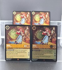 Disney Lorcana Ariel - Curious Traveler 18/204 Wilds Unknown Rare 4 Cards