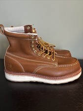 Men's Comfortable Work Boots Wide Soft Toe Casual Shoes, Oil Resistant, Coolmax