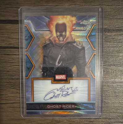Topps Chrome Marvel 2026 Ghost Rider MF-GR Faksimile Auto Serial Numbered 05/25