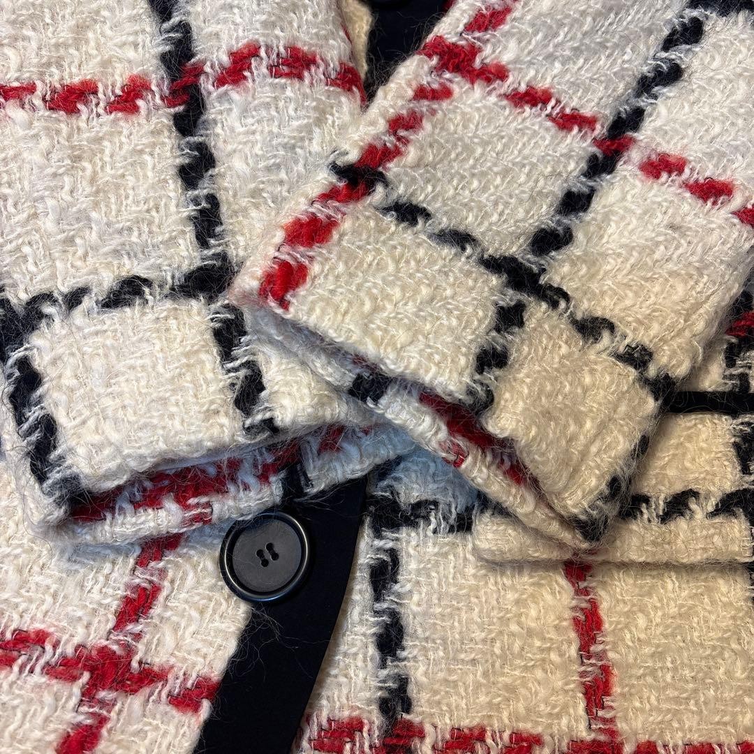 Christian Dior / Mohair Coat / No Collar / Wool / 79 cm Length thumbnail 2