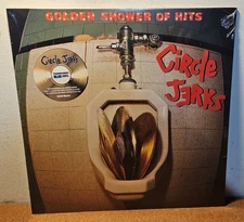 CIRCLE JERKS Golden Shower Of Hits LP SKATE PUNK ROCK Hardcore REISSUE Blue Wax