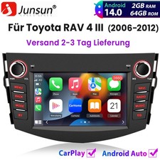 Für Toyota RAV 4 III A3 2006-2012 Carplay Autoradio 2+64GB GPS Navi BT Wifi DAB+