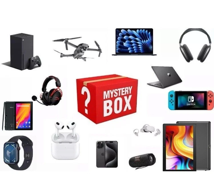 NEW Random Mystery Loot Electronic Box Products Luck Bag Amazing Gift