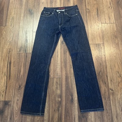 Kimes Ranch Jeans James Dark  Wash Cowboy Denim 34x36 Utility Pocket Excellent