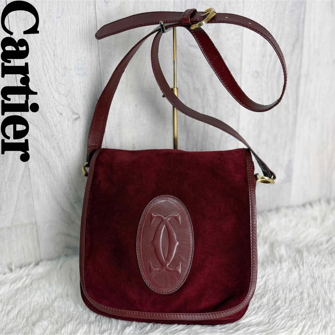 25+ Cartier Suede Exterior Bags & Handbags for Women for sale