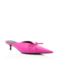 Balenciaga Spandex Bow Knife Mule Pumps - Size 10 / 40