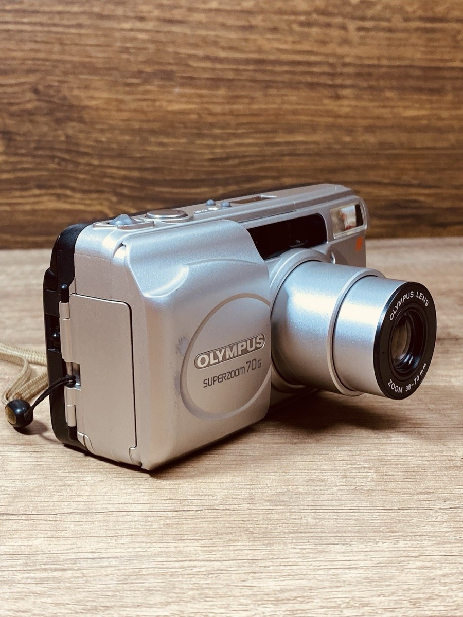 Olympus Super Zoom 70G 35mm Point & Shoot Film Camera From