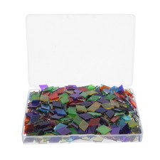 580 Pcs Rhombus Glass Decorative Wall Tiles for Stained Projects