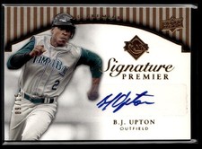 2008 Upper Deck Premier Signature Gold B.J. Upton Auto 09/15 Tampa Bay Rays