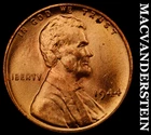 1944 Lincoln Wheat Cent - Red Choice Gem Brilliant Unc+++++  No Reserve  #i6349