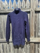 say what? women's navy size M turtleneck sweater dress