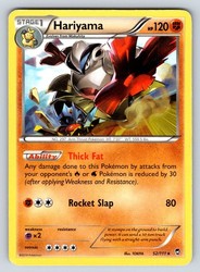 Hariyama 52/111 XY Furious Fists Rare