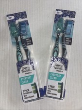 4x Bundle Dental Guru Nanda Soft Toothbrushes 2 pack x 2 w/Brush Caps