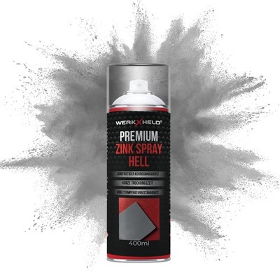 Zinc Spray Bright 400ml High Performance Anti Rust Spray & Zinc Paint for Metallobe...