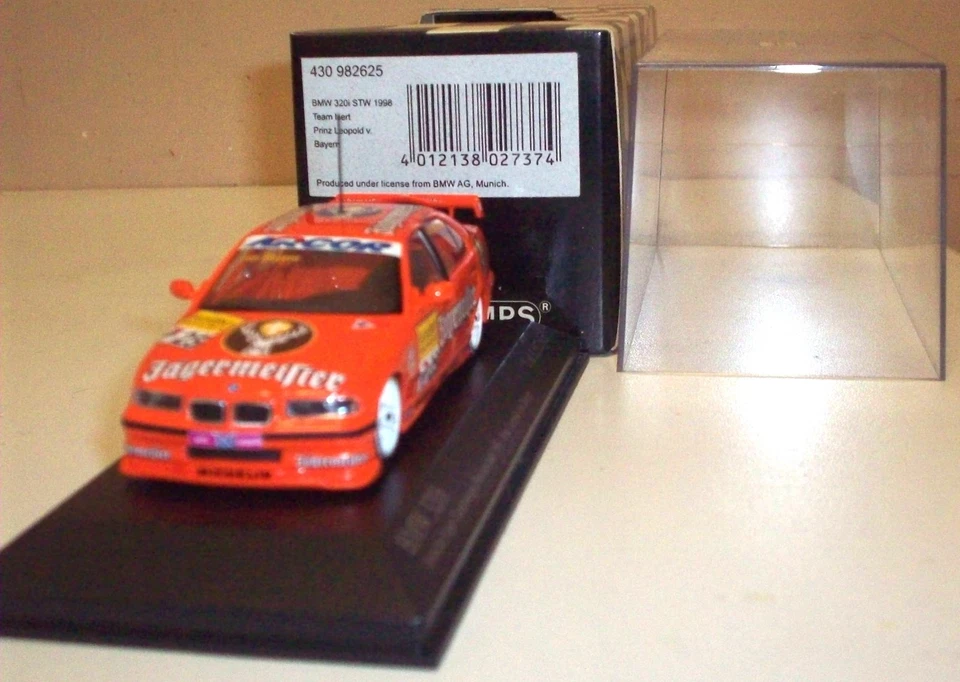 MINICHAMPS 1/43 430982625 BMW 320i STW 1998 #25 Prinz Leopold v. Bayern 3552 Pcs - Immagine 3 di 4