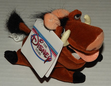 Disney Store The Lion King Pumbaa Mini Bean Bag Plush 8" Warthog