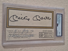 Mickey Mantle NICELY Signed MINT 9 AUTO GRADE...