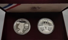 1983 & 1984-S US Mint Olympic Proof Silver Dollars in OGP