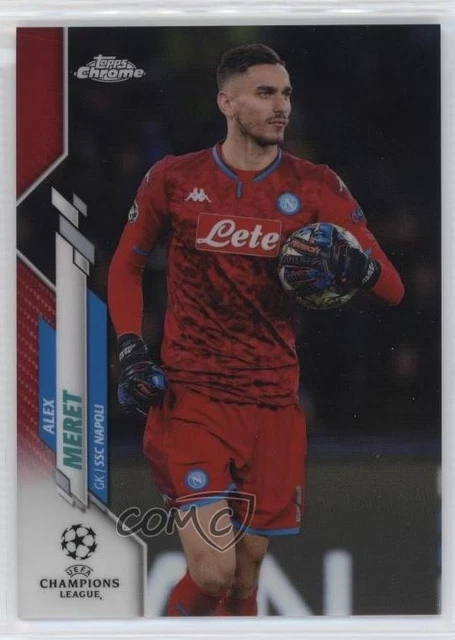 2019-20 Topps Chrome UCL Red Refractor 1/10 Alex Meret #5 pe8